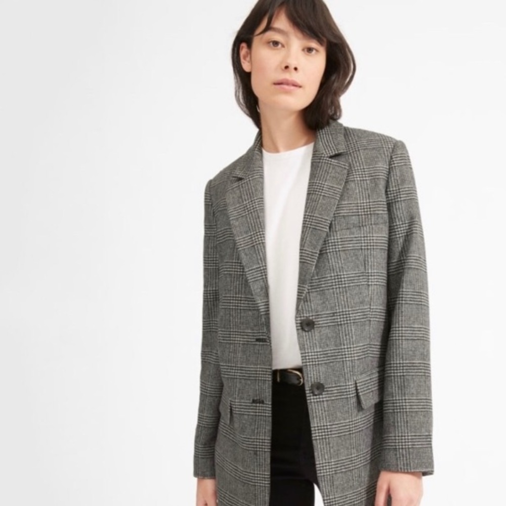 Everlane Oversized Glen Plaid Women’s Blazer